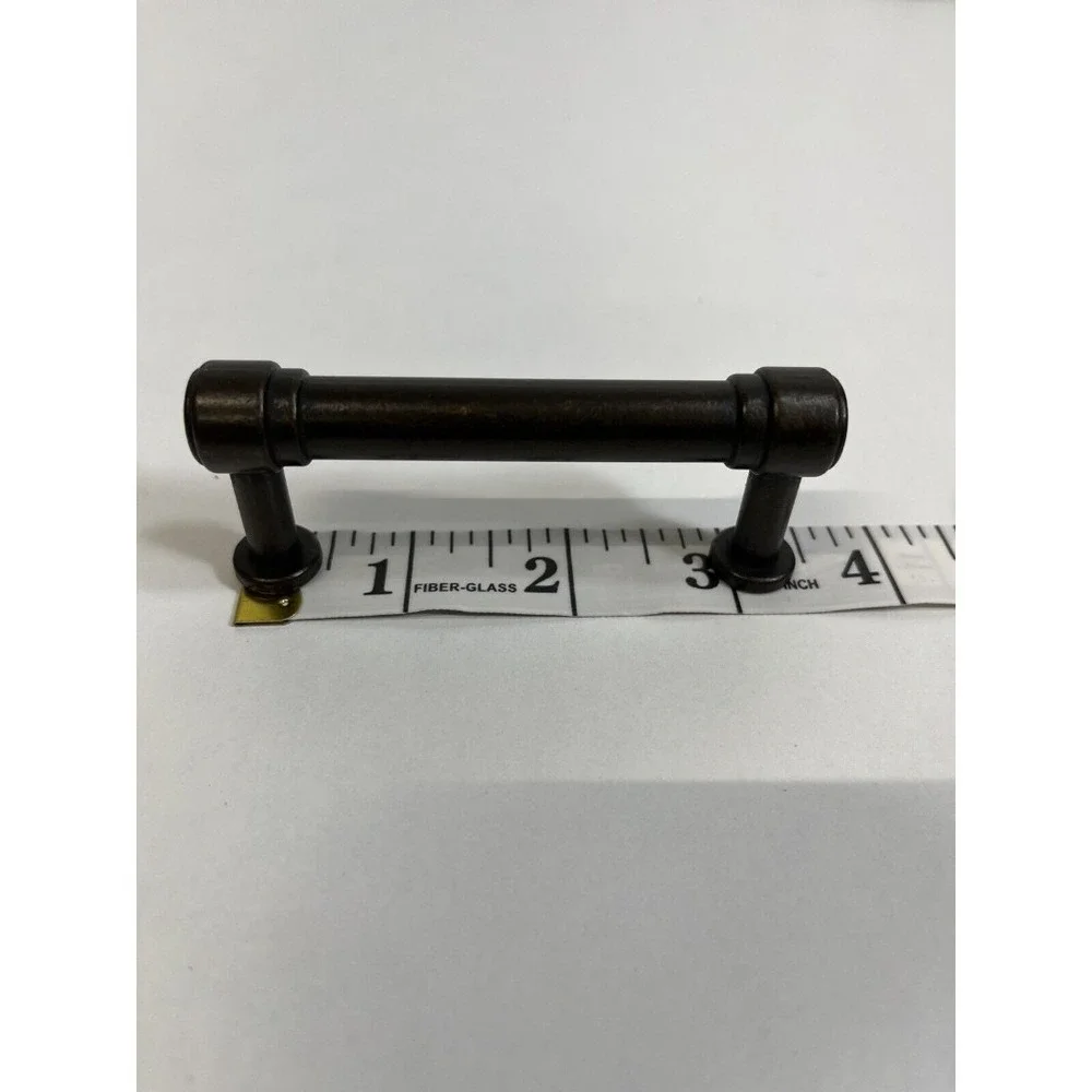 Amerdeco Cabinet Hardware. 4 long Pulls & 8 Knobs for Bathroom‎ cabinet. Brushed